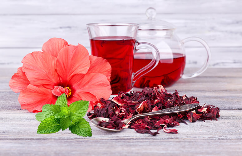 Hibiscus Mint Green Tea